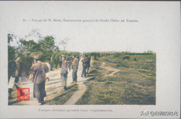 老照片：1906年洋總督訪問雲南，士兵荷槍實彈護衛