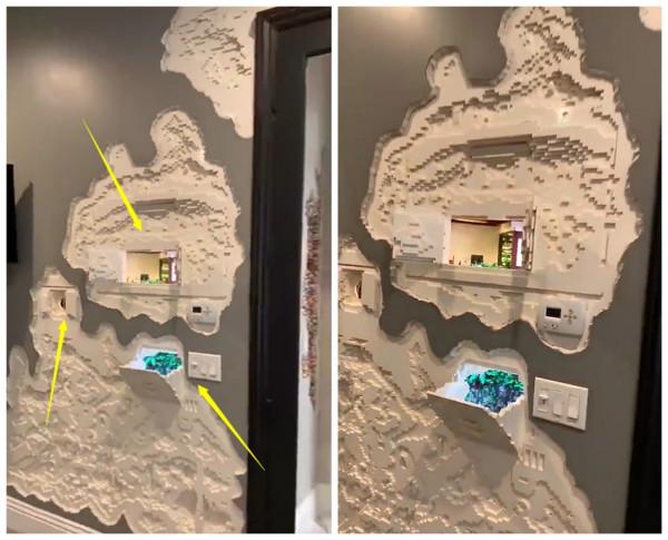 大戶人家的樂高電視牆,每個格子都是微縮景觀,網友:這也太酷了 大戶人家的樂高電視牆,每個格子都是微縮景觀,網友:這也太酷了