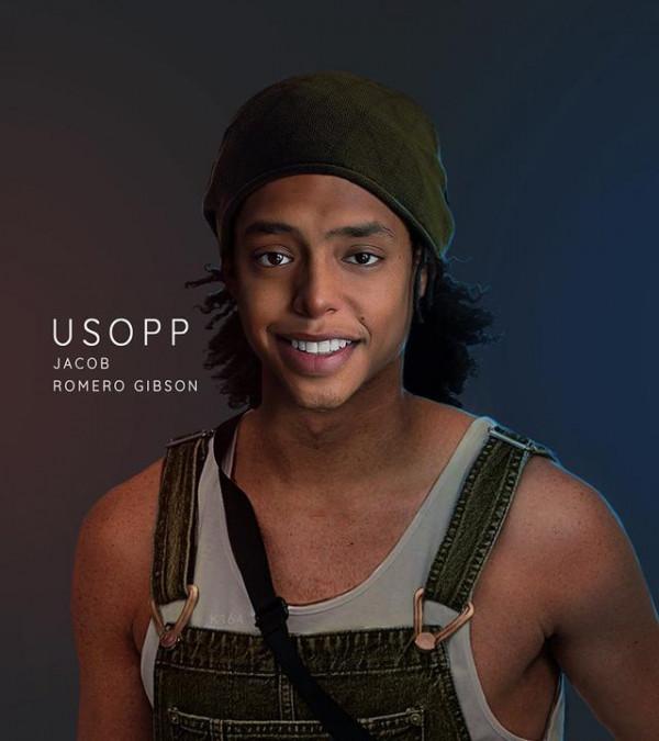 海米大神還原真人版五人組，除了索隆，其它竟然還不錯