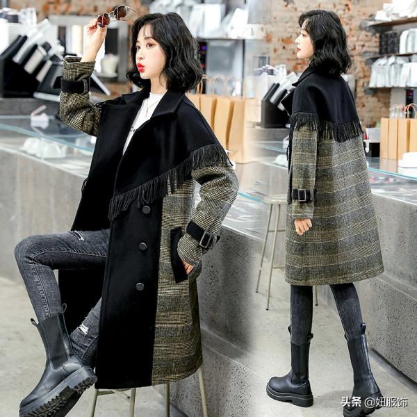 冬日“格紋毛呢大衣”穿搭，甜美青春減齡，穿上時髦又高階