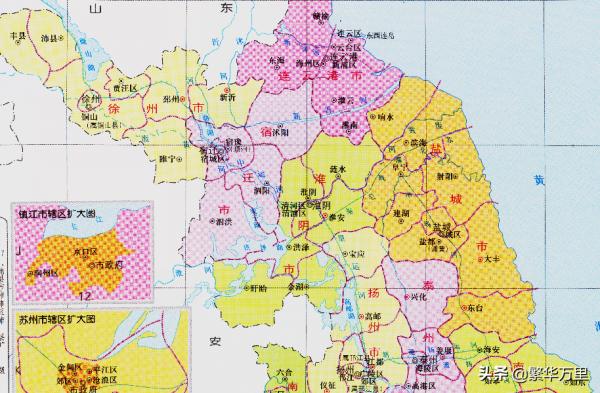 江蘇省的區劃調整，13個地級市之一，鹽城市為何有9個區縣？