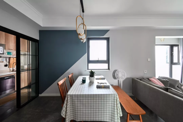 100平現代北歐風裝修案例，穩重中帶有輕鬆