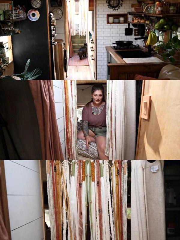 美國夫妻不願當房奴,花2千美元買輛廢棄大巴改裝成房子 美國夫妻不願當房奴,花2千美元買輛廢棄大巴改裝成房子