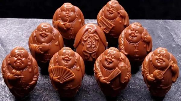 這樣的橄欖核雕作品有多難得 這樣的橄欖核雕作品有多難得