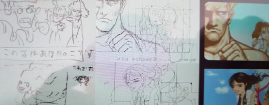 經典遊戲《街頭霸王2》最初的角色草稿，除了春麗就沒一個認識的