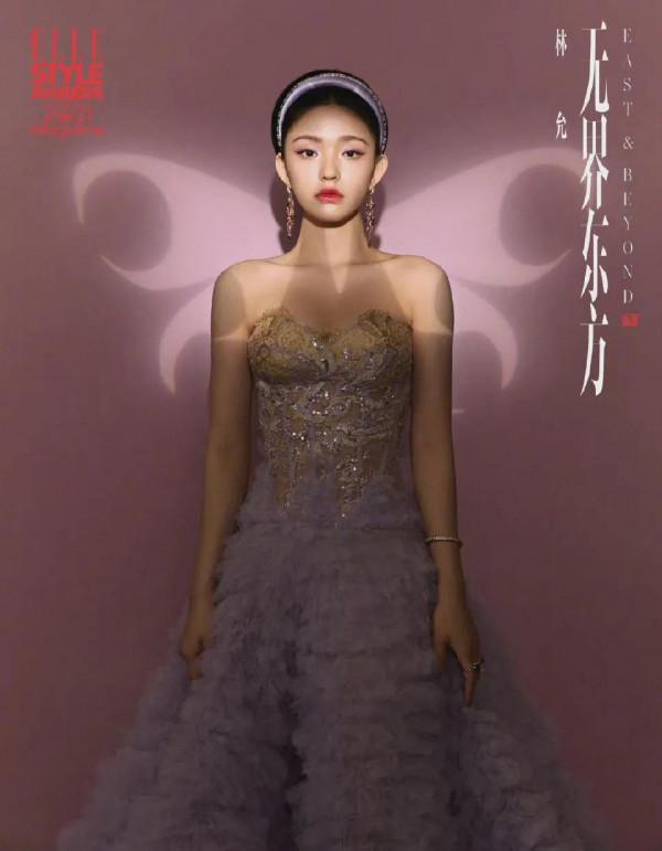 ELLE光影下的明星圖，楊冪驚豔，迪麗熱巴像臉譜，林允直接認不出