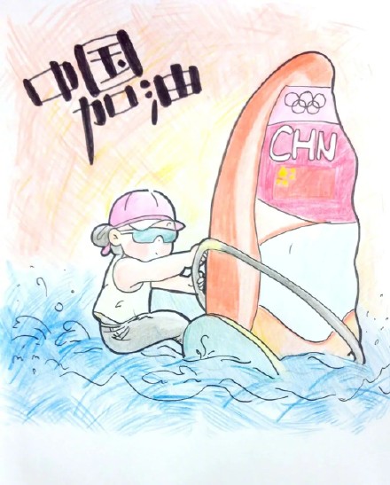 過分好看！小朋友給奧運冠軍的畫