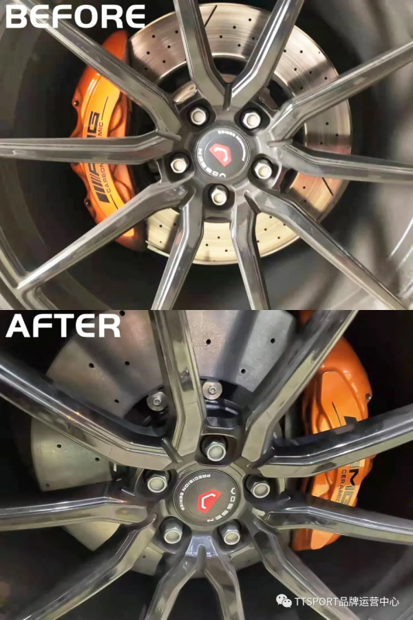 賓士GLC63原廠替換STOPFLEX陶瓷升級碟