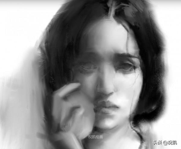 畫不多說｜人物素描「蘋果與沐恩」繪畫步驟圖