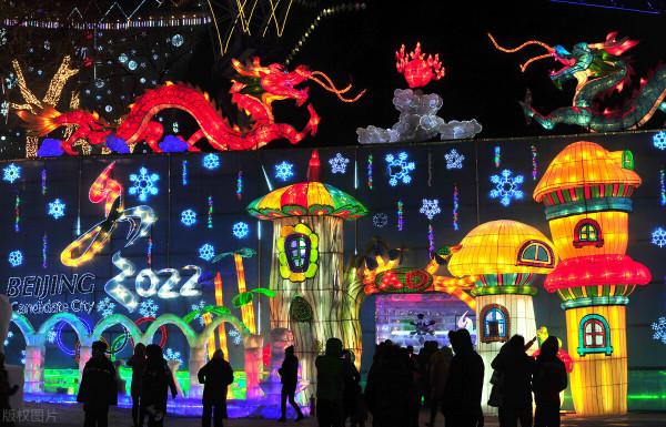 龍慶峽冰燈，千組冰燈讓你大開眼界