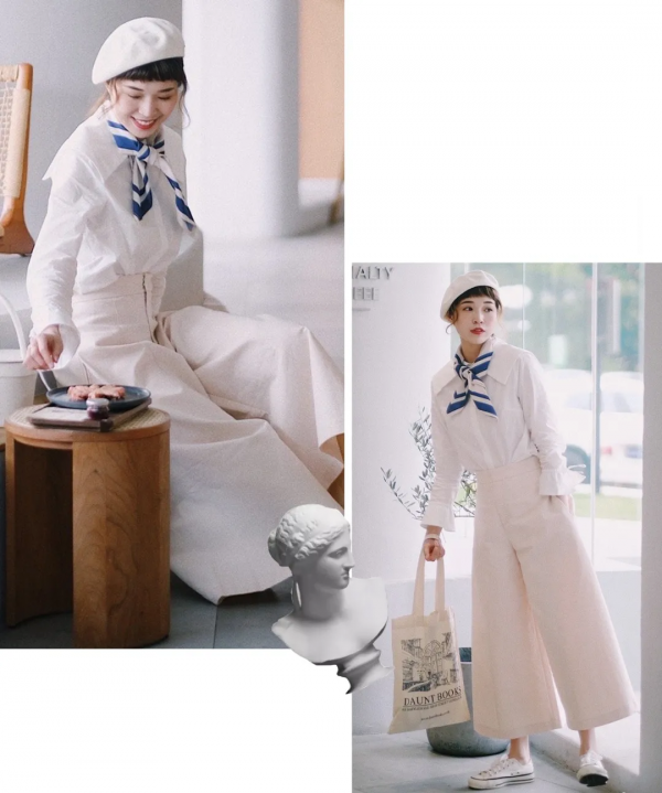 厚外套+裙子、毛衣+闊腿褲，秋冬這樣穿巨好看！洋氣爆了