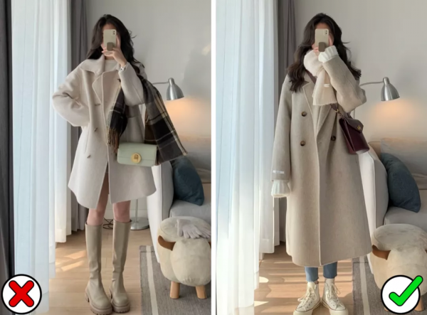 大衣+毛衣,大衣+連衣裙,保暖顯瘦時髦炸了 大衣+毛衣,大衣+連衣裙,保暖顯瘦時髦炸了