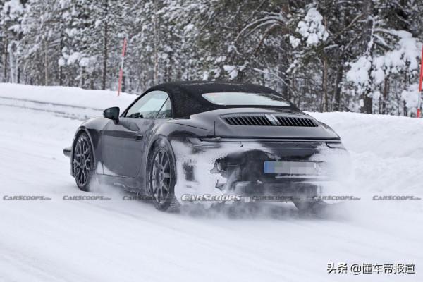 新車｜保時捷新款911敞篷版諜照，外觀小改，或提供4&period;0升自吸版本