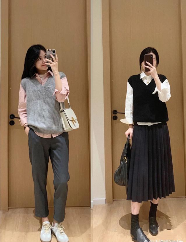 &OpenCurlyDoubleQuote;襯衫&rdquo;又捲土重來了，配針織衫、馬甲氣質時尚，很養眼