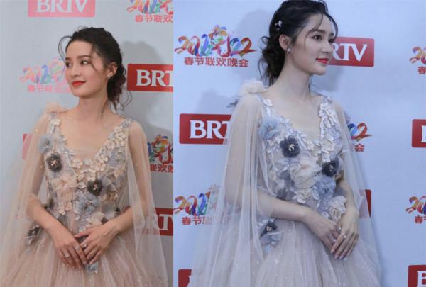 春晚彩排，關曉彤精靈造型秀美腿，王鷗李沁變花仙子baby高定搶鏡