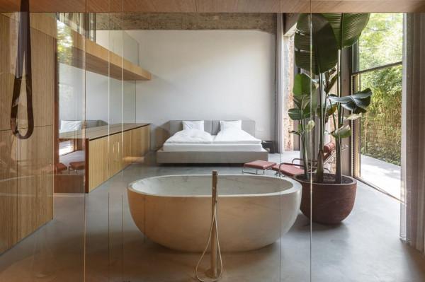 破舊的體育大樓改造成私人住宅:新與舊的碰撞 破舊的體育大樓改造成私人住宅:新與舊的碰撞