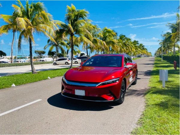 比亞迪漢EV亮相拉美,定義拉美新能源乘用車豪華新標杆 比亞迪漢EV亮相拉美,定義拉美新能源乘用車豪華新標杆