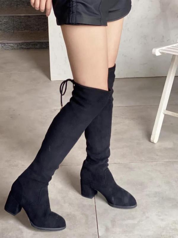 小個子穿上瞬間增高的冬靴，穿搭方便，修飾腿型，太好看了