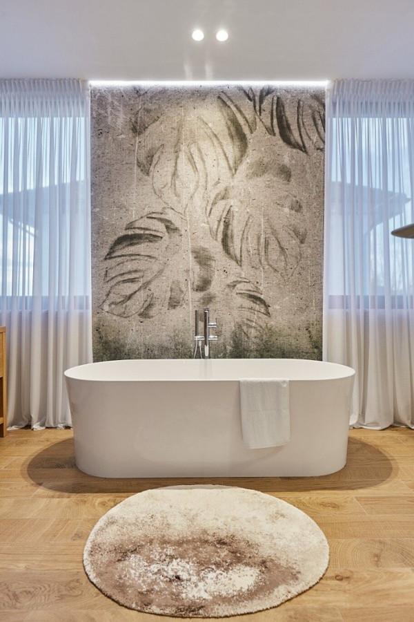 173㎡複式，全屋木飾面、大理石、燈帶做裝飾，奢華但不“壕”