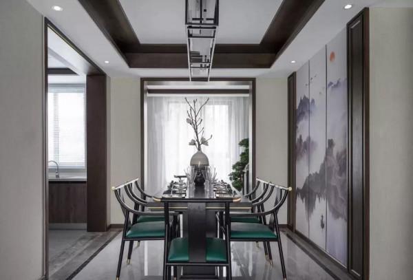 超好看的新中式設計118平米全屋裝修