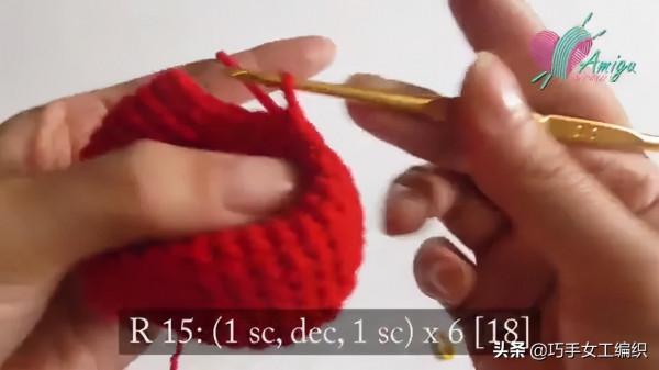 用零線就把蔬菜水果鉤得如此逼真，比新鮮的還要美