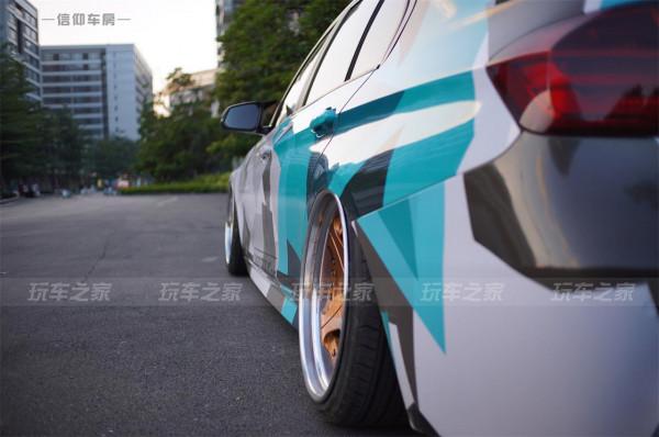 氣動姿態只是開始 定製拉花讓這輛寶馬3系回頭率百分百