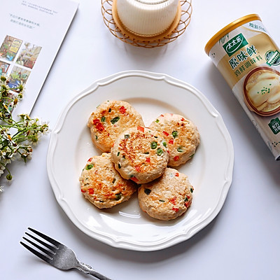 這道蔬菜雞肉餅，看一遍就會