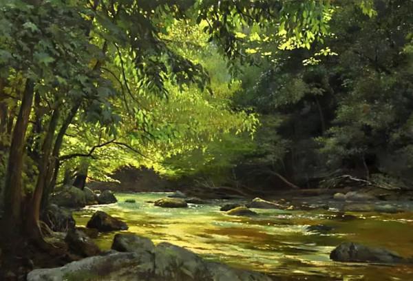 欣賞加拿大的風景油畫，在形色光影中傾灑出絕美風景