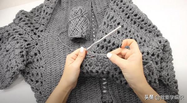 這種款式的開衫很舒服，寬鬆式休閒披肩開衫教程，大方舒適又瀟灑