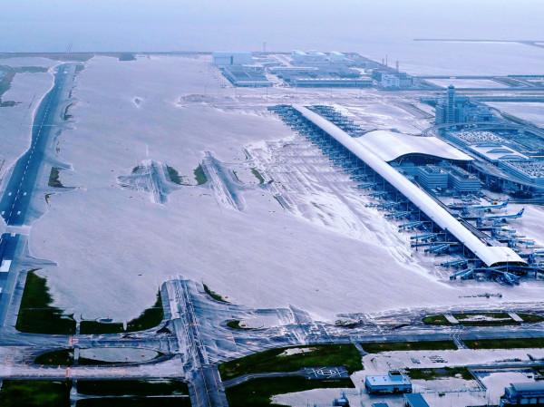 虛耗1273億元的關西機場，一年下降50釐米，預計40年後消失