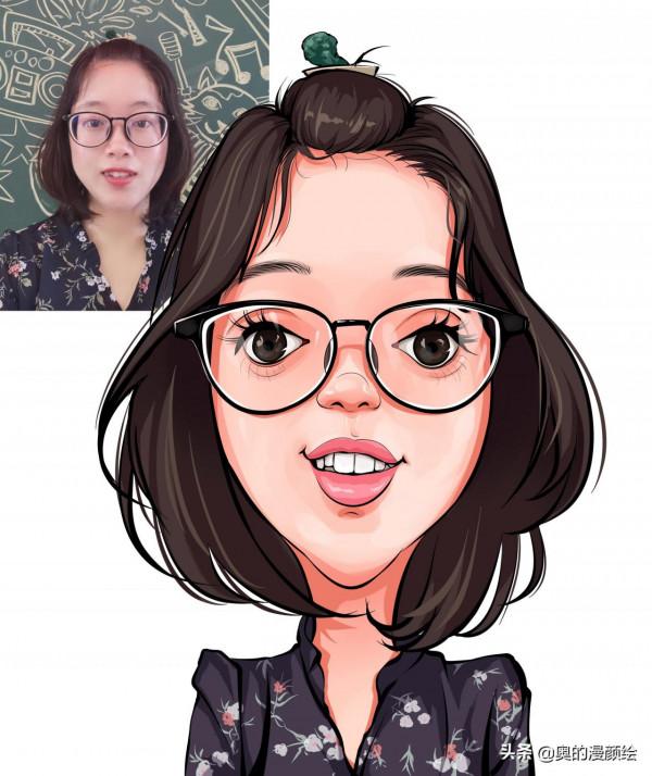 2021年畫的人物肖像漫畫作品精選