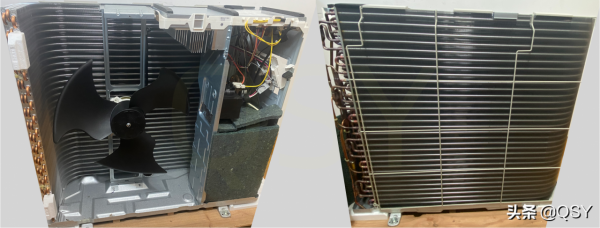 拆三菱電機空調XS/VX 3匹方櫃機 外機三排銅管