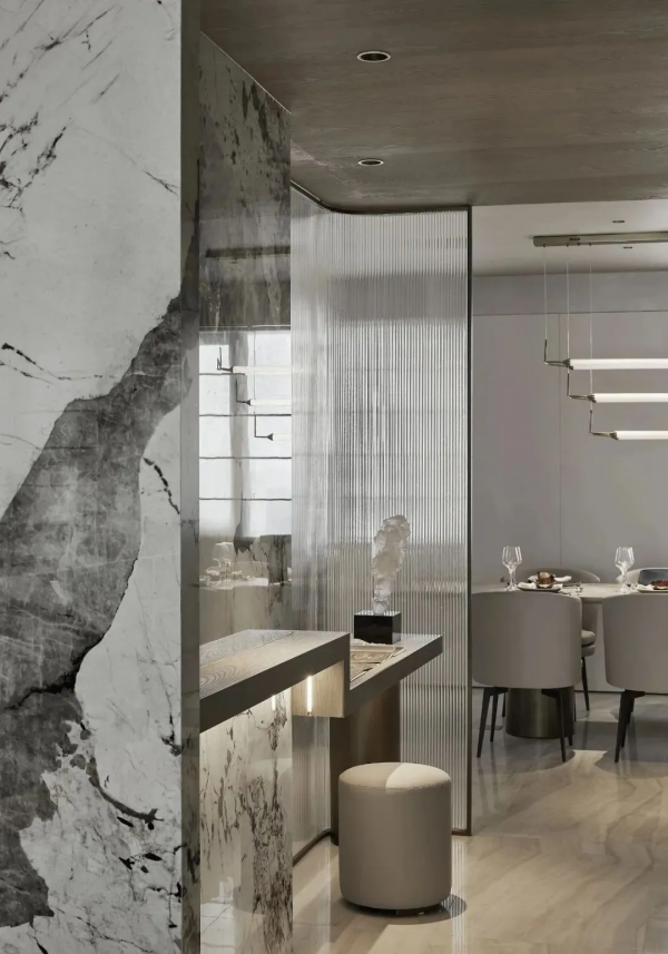 156㎡奢華過後的極簡,大理石的風雅韻味 156㎡奢華過後的極簡,大理石的風雅韻味