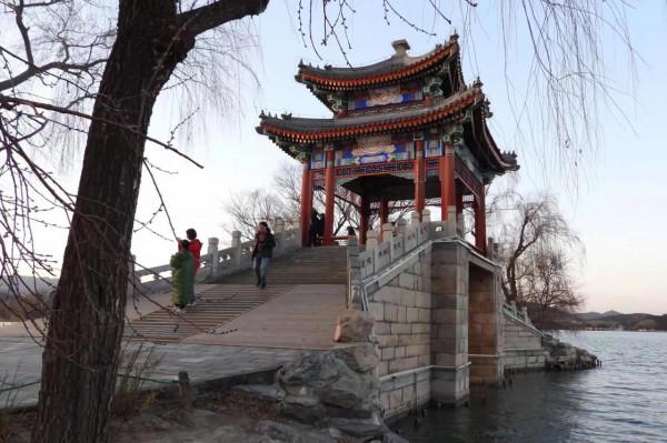 初冬頤和園 西堤觀六橋
