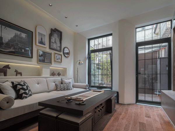 上海75㎡老房，請到史南橋大師改造，花費87萬9成了弄堂裡的別墅