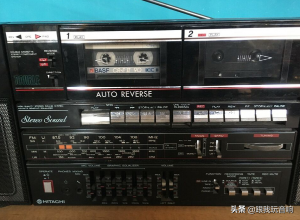 日立 Hitachi TRK-W550E 雙卡收錄機立體聲音響 日立 Hitachi TRK-W550E 雙卡收錄機立體聲音響