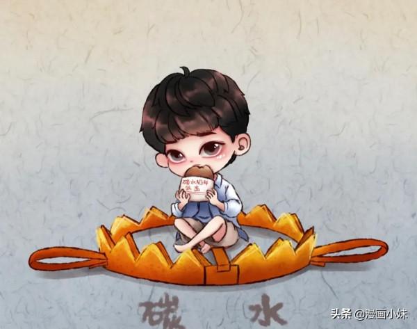 63張Q版肖戰哥哥的繪畫，呆萌又可愛