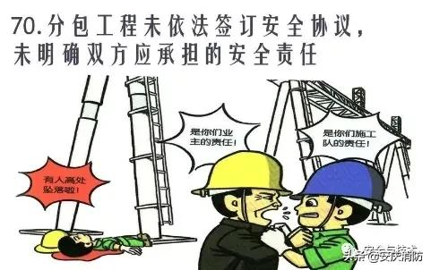 最新安全生產百錯圖及漫畫！（收藏學習）