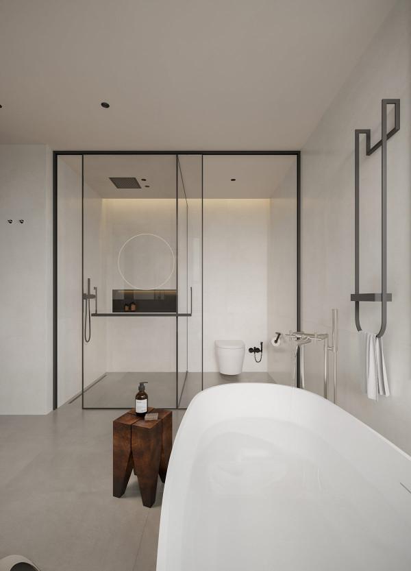 柔和的現代白色內飾,帶有泥土氣息,讓人聯想到溫暖和清新的時刻 柔和的現代白色內飾,帶有泥土氣息,讓人聯想到溫暖和清新的時刻