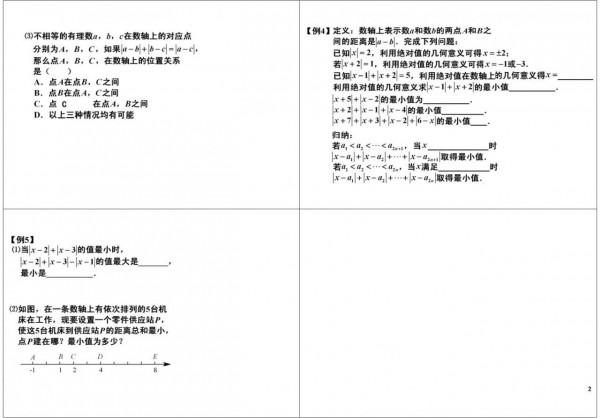 七年級上冊數學,有理數章節最難知識點,絕對值壓軸題都在這裡 七年級上冊數學,有理數章節最難知識點,絕對值壓軸題都在這裡