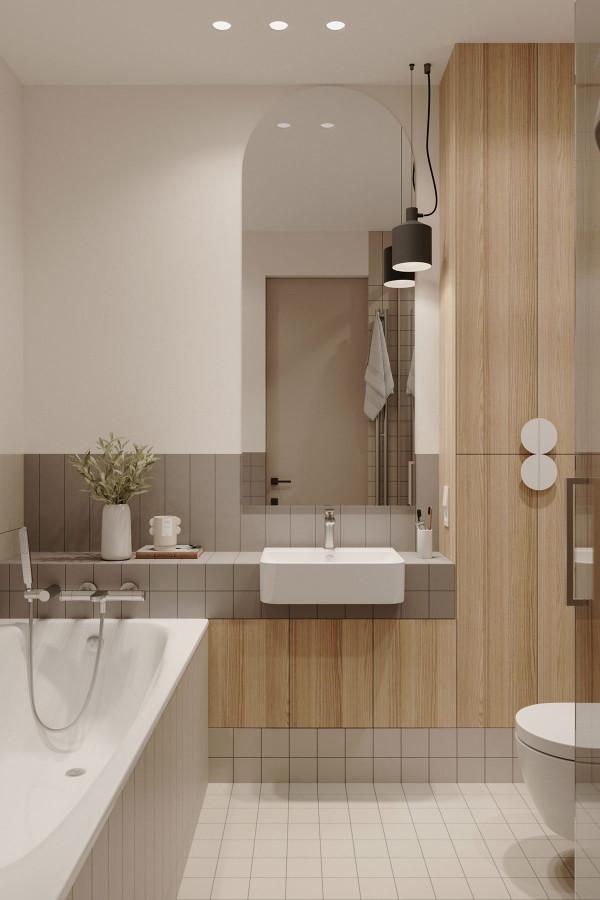 71㎡小戶型,2室2廳2衛+衣帽間!她用色彩和材質劃分空間 71㎡小戶型,2室2廳2衛+衣帽間!她用色彩和材質劃分空間