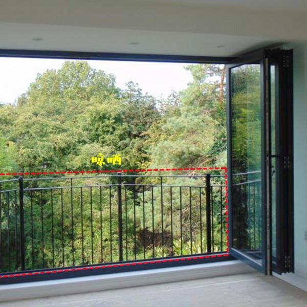 摺疊門封窗，這是我“夢寐以求”的封窗法，任意切換連陽臺也省了