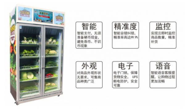 物聯網解決方案：智慧生鮮稱重售賣機