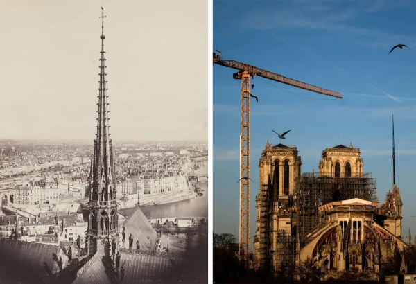 把百年建築「拆」得只剩一面牆