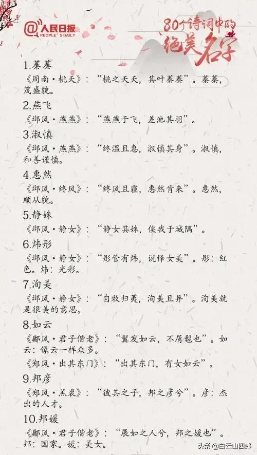 好聽又有內涵的寶寶（男女）名，二胎三胎家長有福了