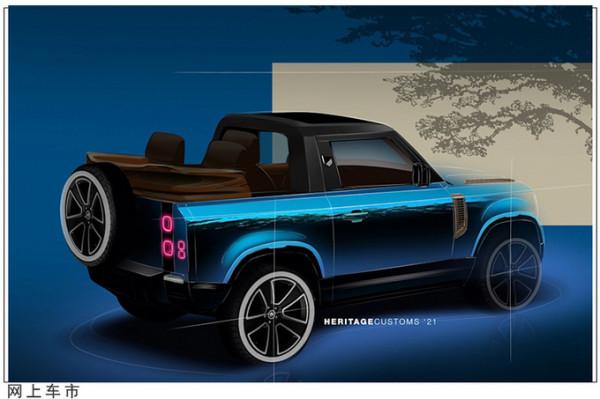 這樣的衛士您喜歡嗎？路虎全新敞篷版衛士曝光，雙門軟頂設計