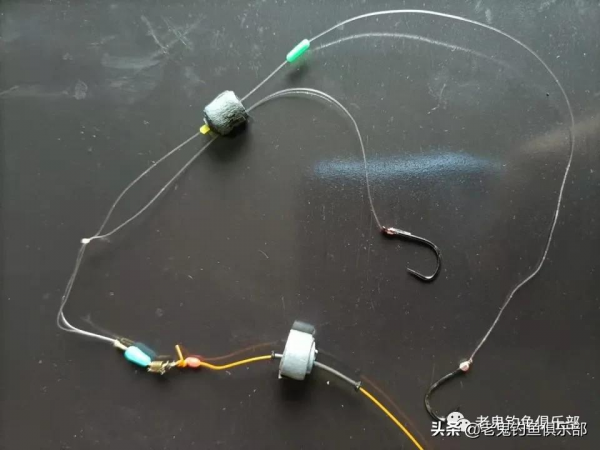 近岸釣流水，老鬼魚餌擒大鯉