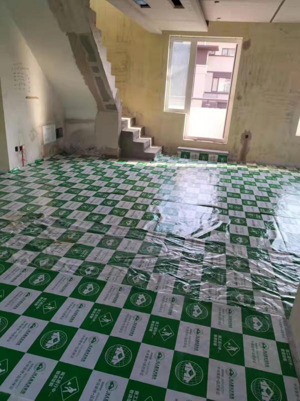 魯商學府200平米新房裝修瓦工實拍，不得不說瓦工師傅手藝很好