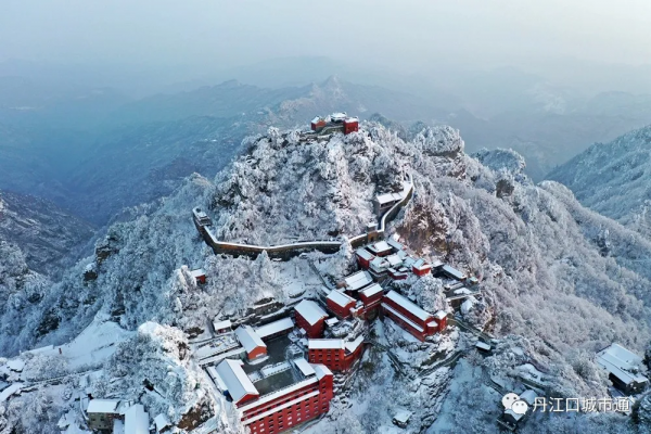 2022年春季丹江口最美雪景，你知道是哪裡嗎？