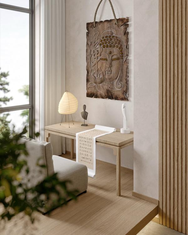 極有藝術範兒的古琴老師的禪意之家——侘寂風裝飾設計 極有藝術範兒的古琴老師的禪意之家——侘寂風裝飾設計